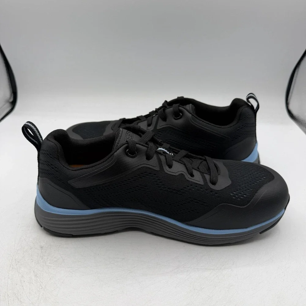 KEEN Sparta 2 Work Shoes Womens Sz 9.5 M Airy Blue/Black‎ Sneakers Safety Toe